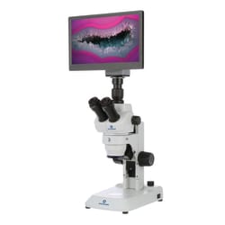 ACCU-SCOPE 3079-HDS Digital Trinocular Zoom Stereo Microscope on LED Stand